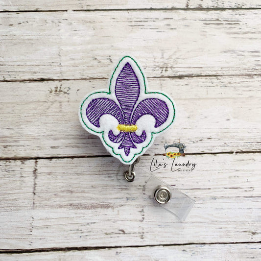 Fleur De Lis Feltie - Digital Embroidery Design