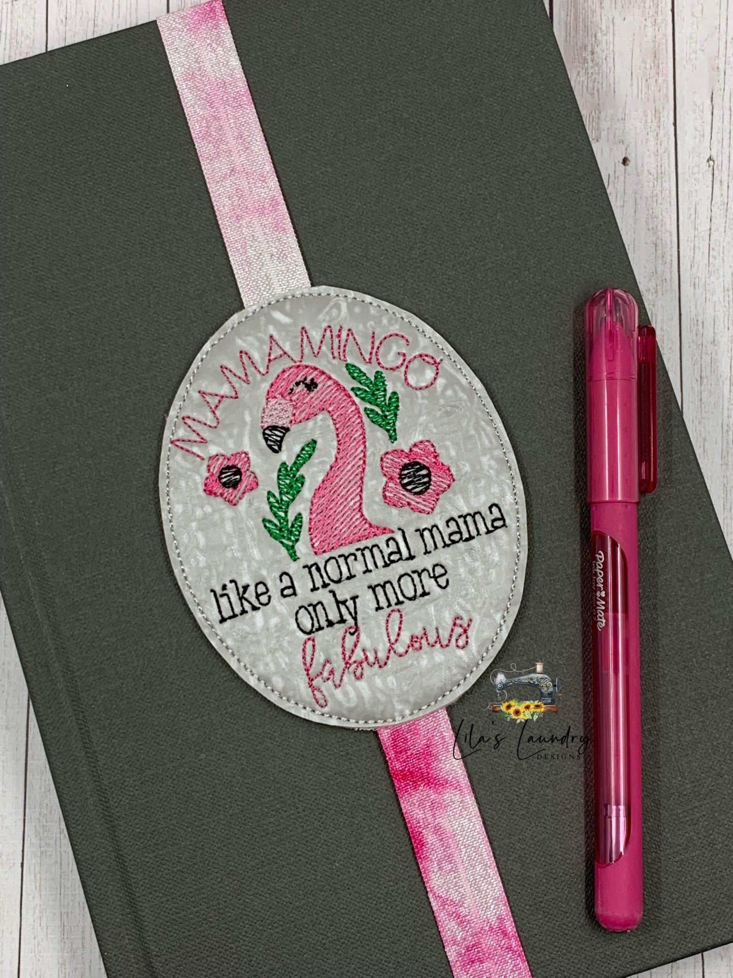 Mamamingo Book Band - Embroidery Design, Digital File