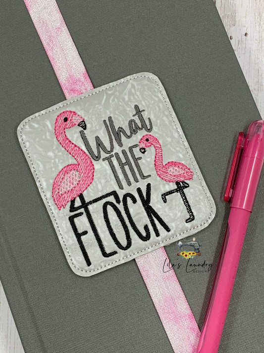 What the Flock Book Band - Embroidery Design, Digital File