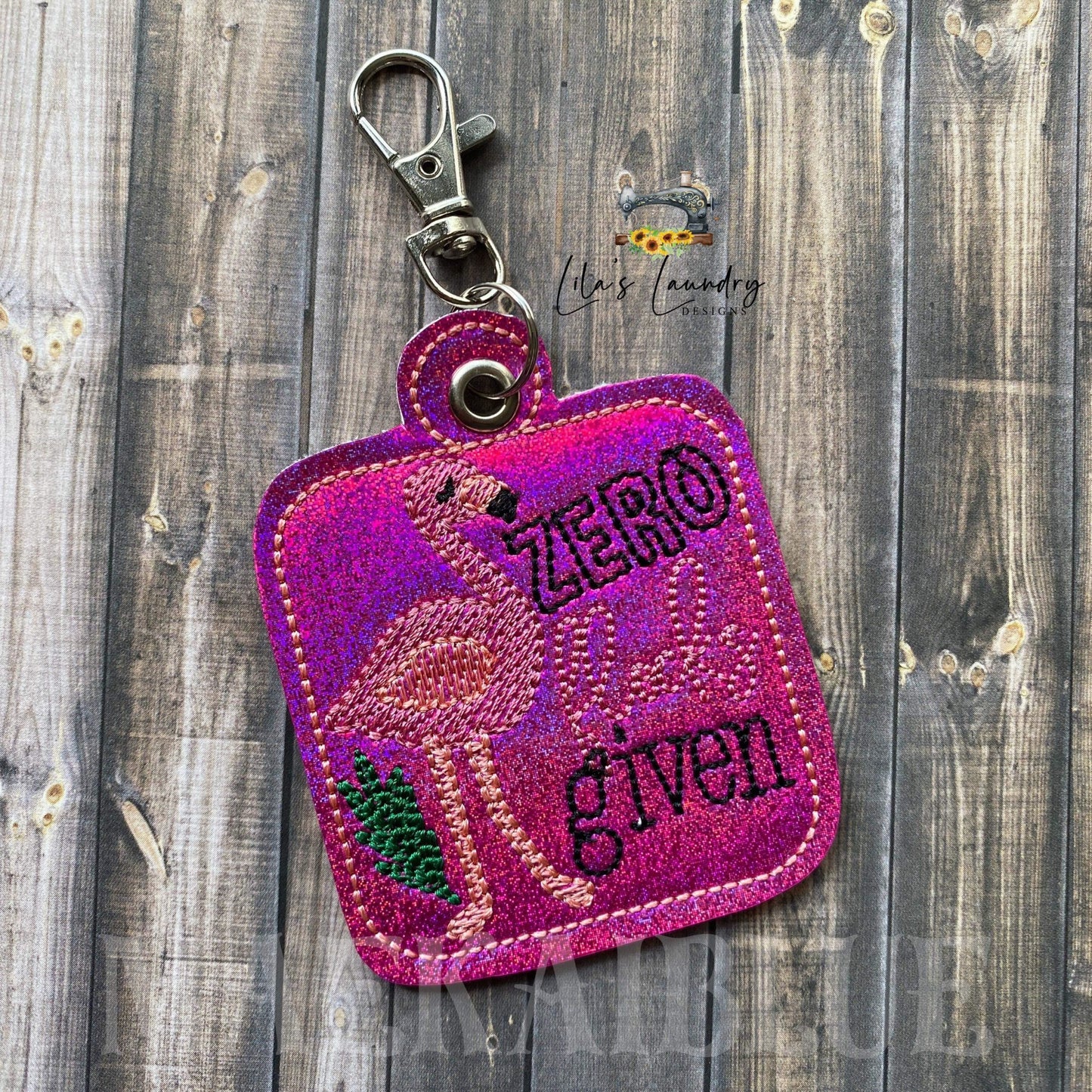 Zero Flocks Given Fobs - DIGITAL Embroidery DESIGN