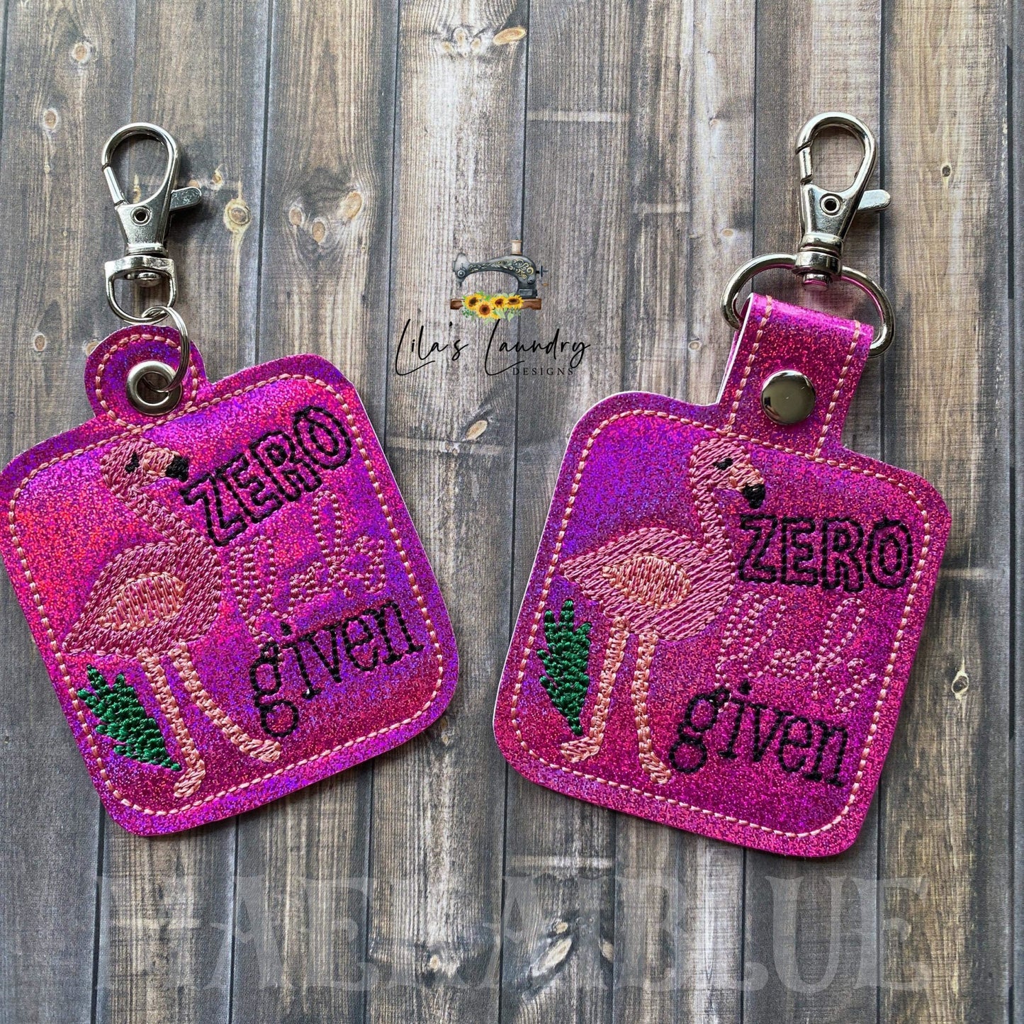 Zero Flocks Given Fobs - DIGITAL Embroidery DESIGN