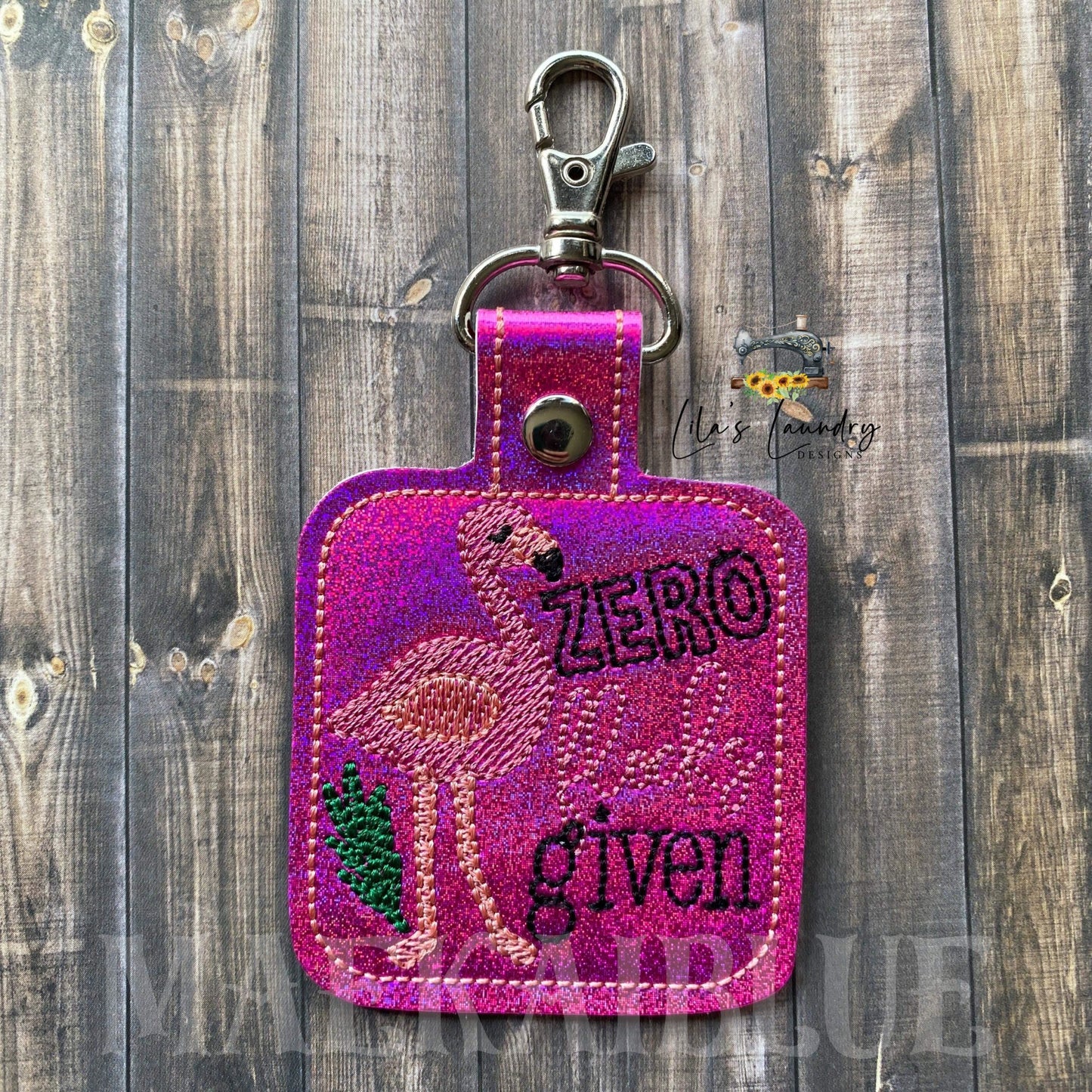 Zero Flocks Given Fobs - DIGITAL Embroidery DESIGN