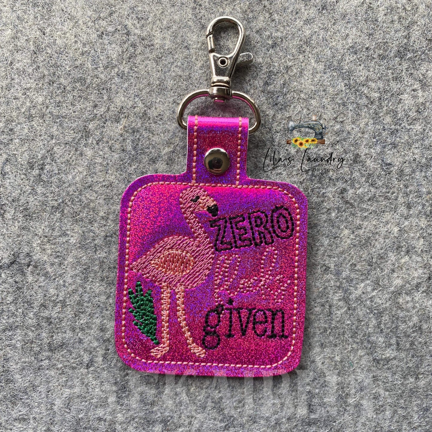 Zero Flocks Given Fobs - DIGITAL Embroidery DESIGN