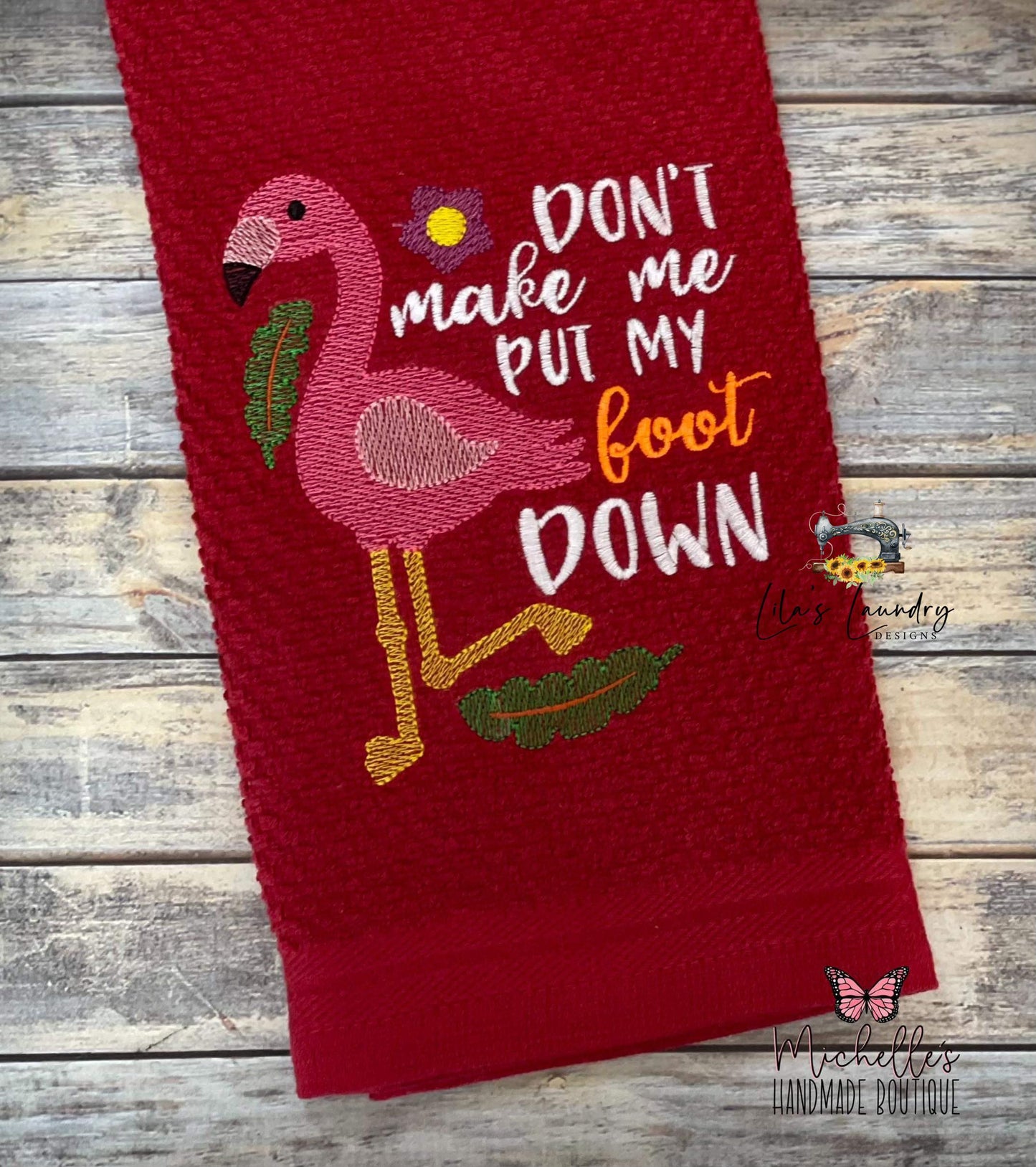 Foot Down -  3 sizes- Digital Embroidery Design
