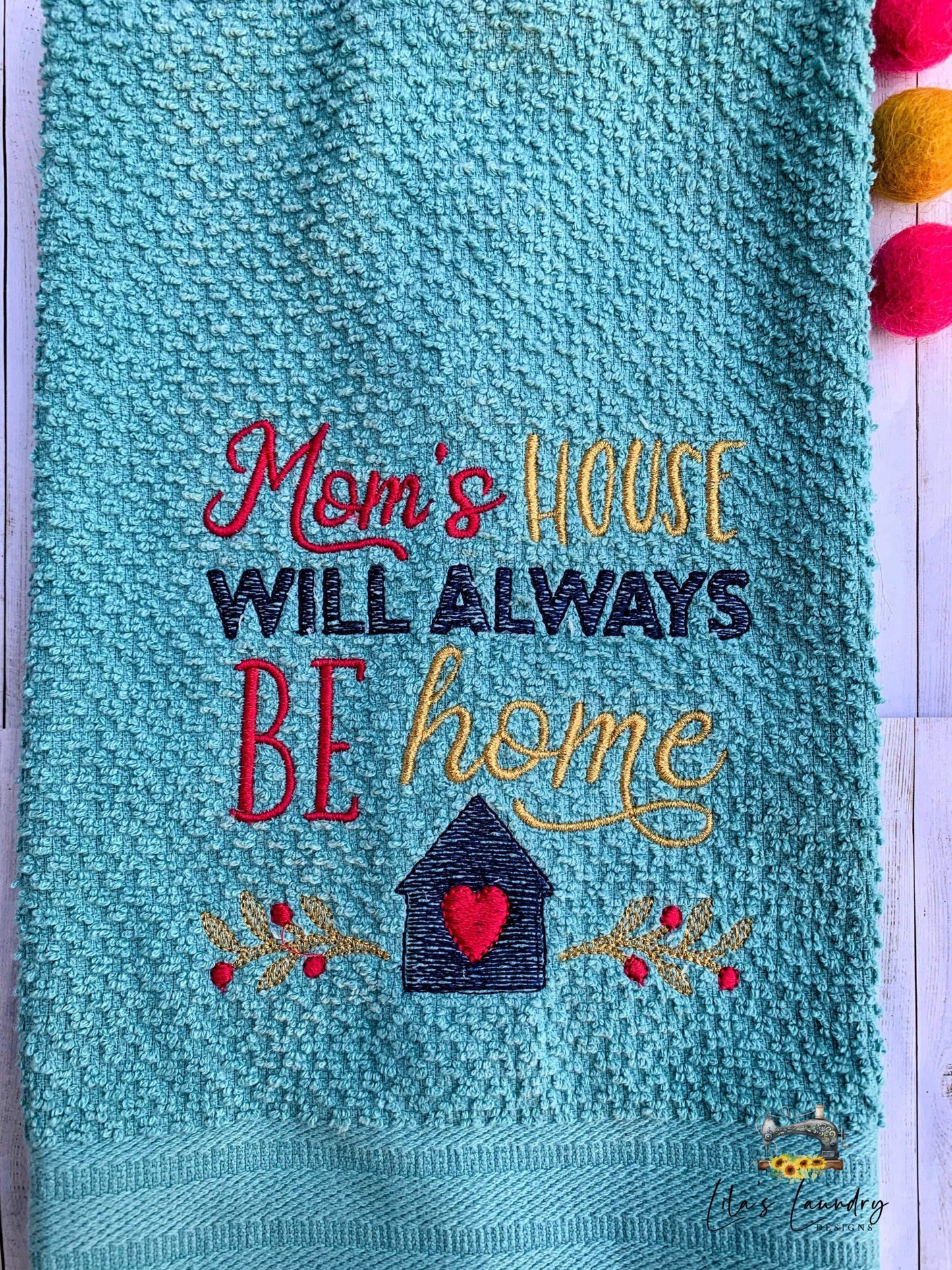 Always Be Home - 3 sizes- Digital Embroidery Design