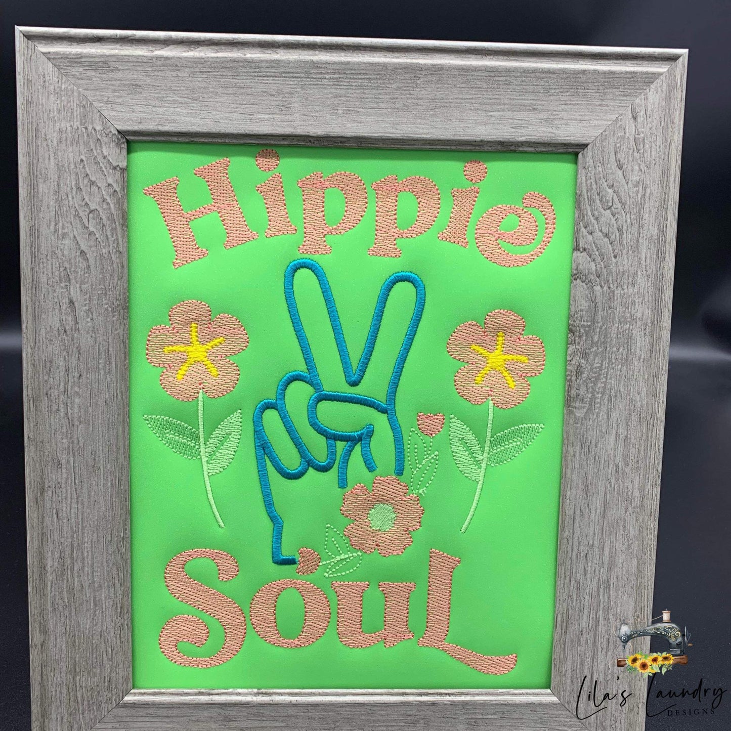 Hippie Soul - 3 sizes- Digital Embroidery Design