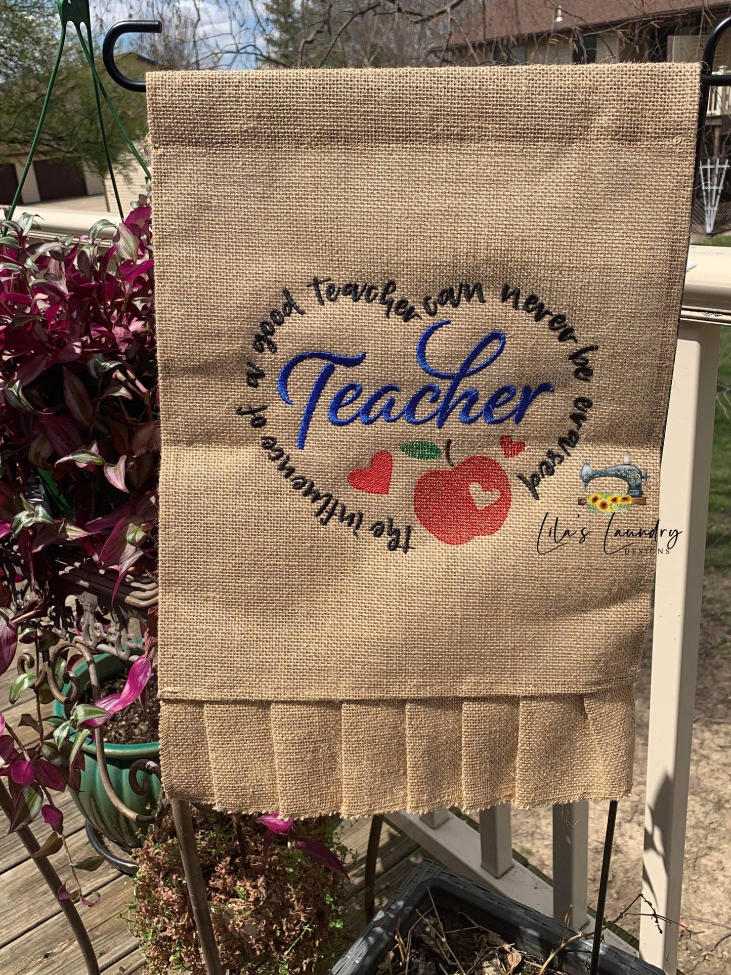 Influence of a Good Teacher - 3 sizes- Digital Embroidery Design