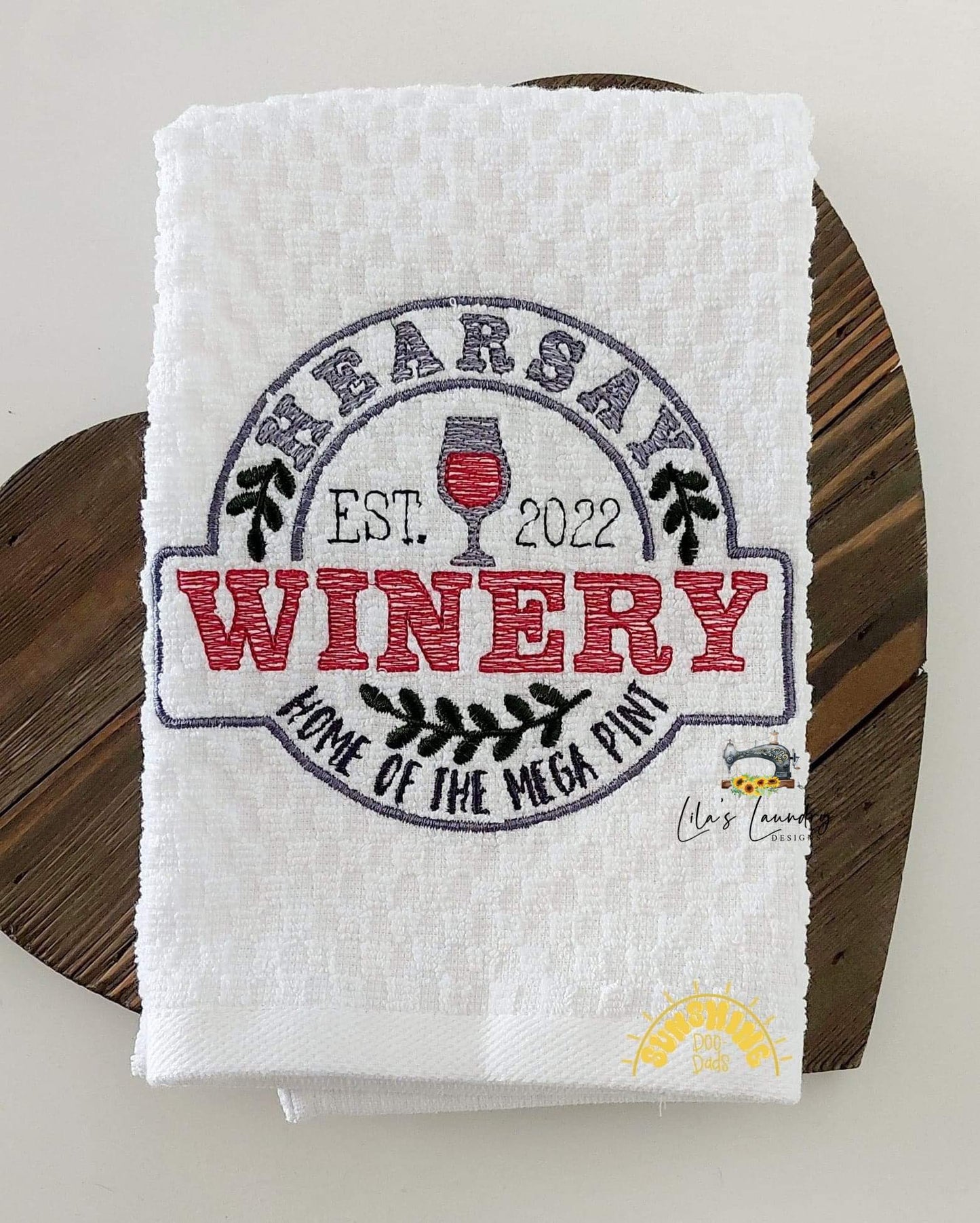 Hearsay Winery - 3 sizes- Digital Embroidery Design