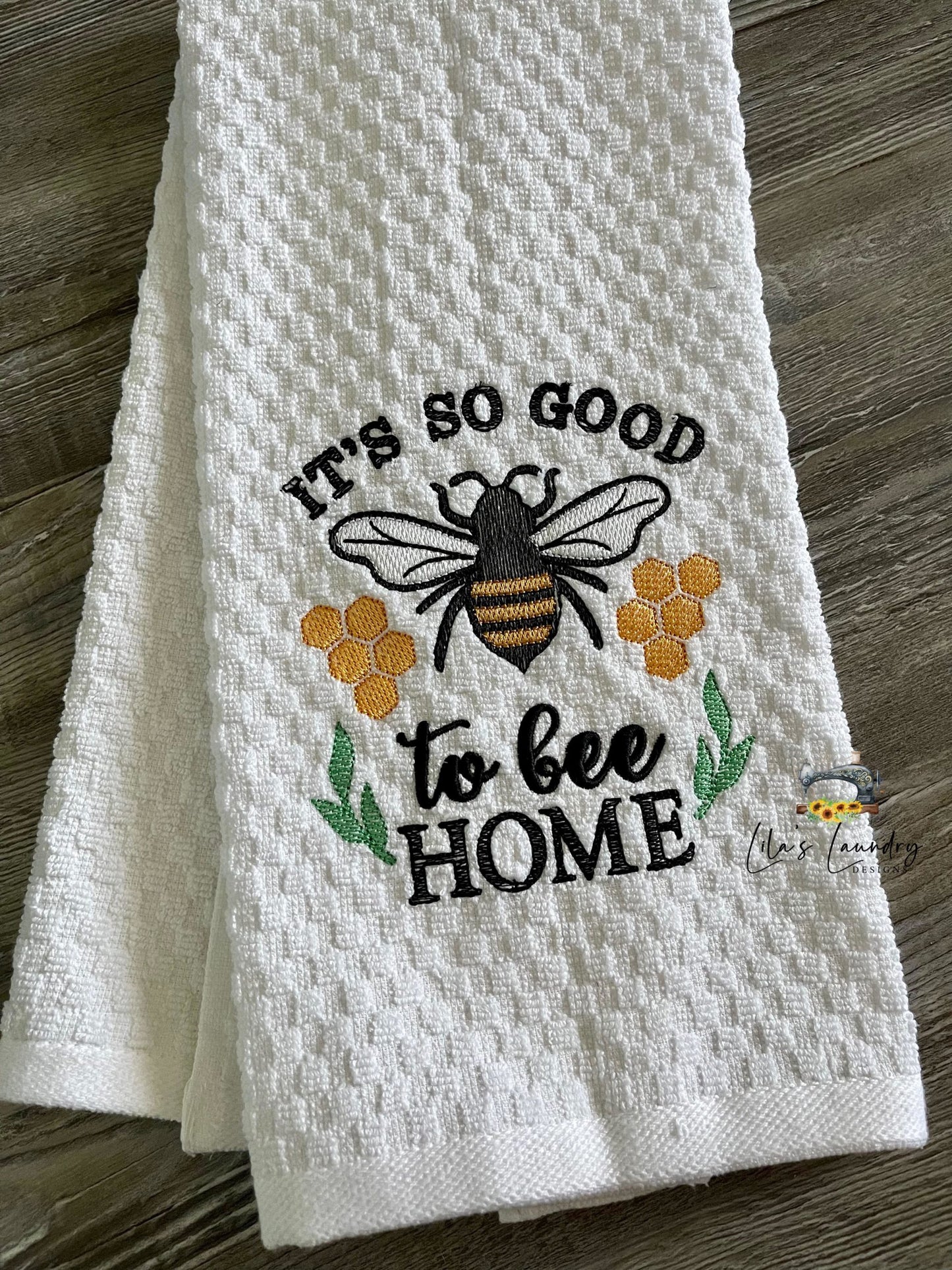 So Good to Bee Home - 4 sizes- Digital Embroidery Design