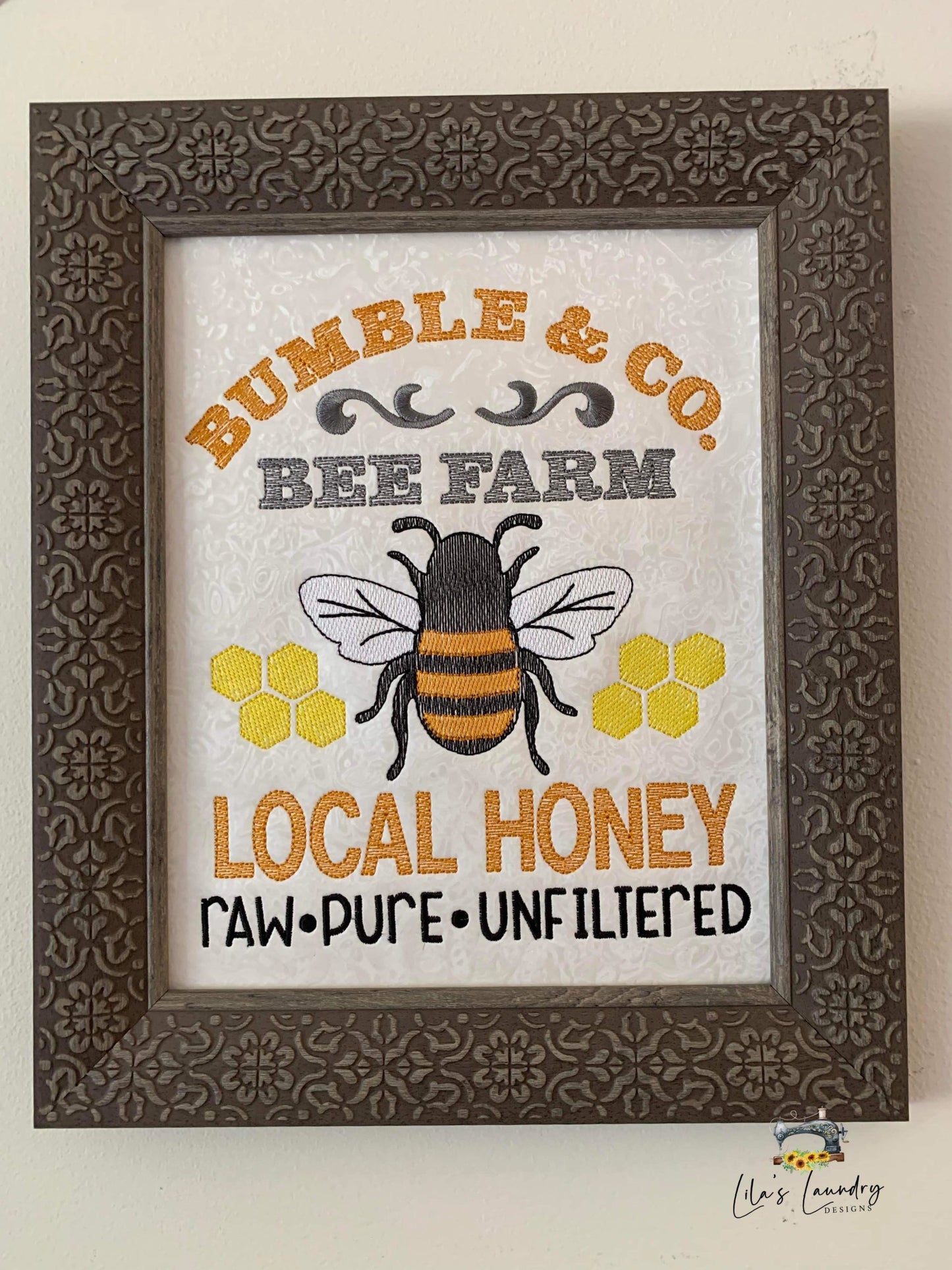 Bumble & Co Bee Farm - 3 sizes- Digital Embroidery Design
