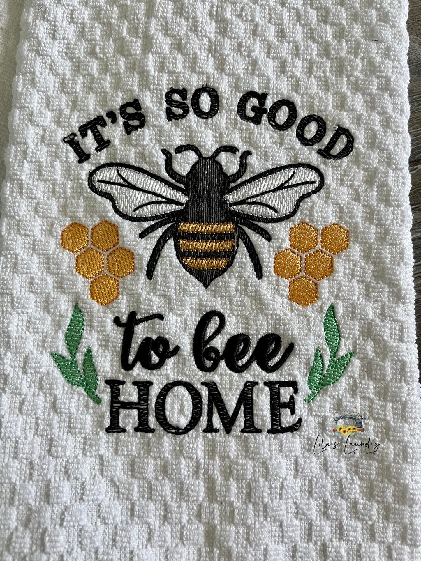 So Good to Bee Home - 4 sizes- Digital Embroidery Design