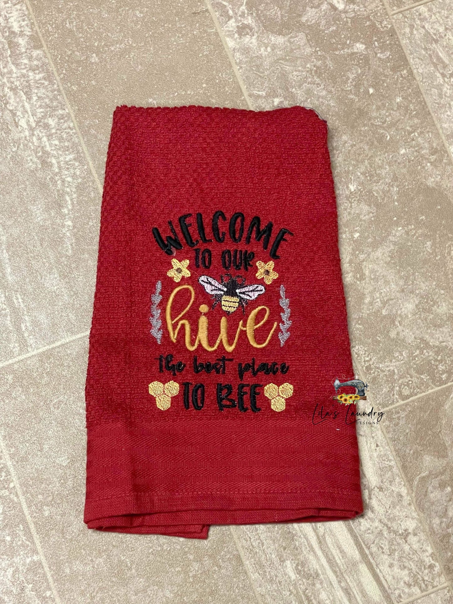 Best Place to Bee - 2 sizes- Digital Embroidery Design