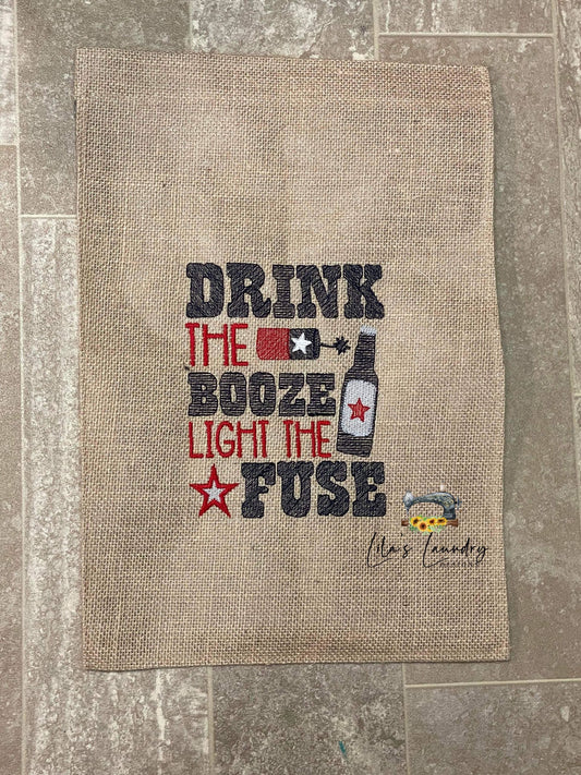 Drink the Booze - 3 sizes- Digital Embroidery Design
