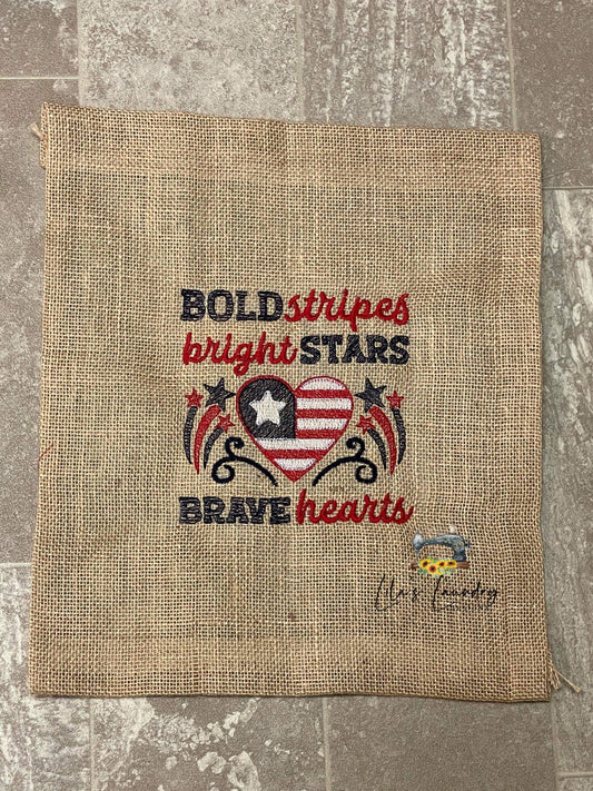 Bold Bright Brave - 3 sizes- Digital Embroidery Design