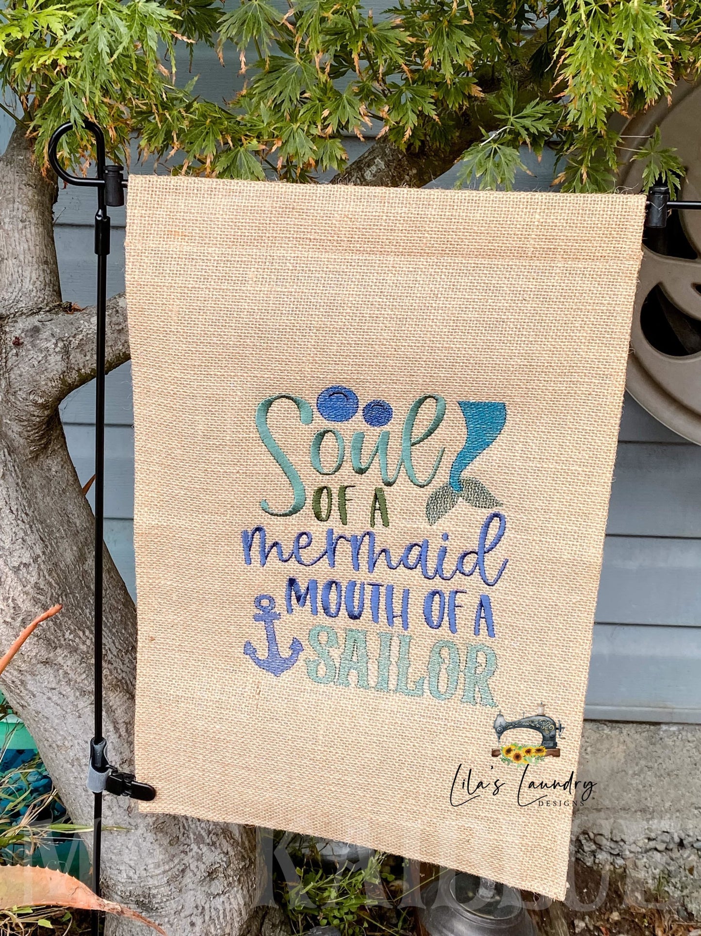Soul of a Mermaid - 3 sizes- Digital Embroidery Design