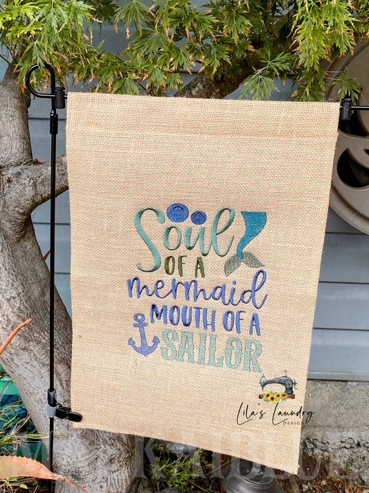Soul of a Mermaid - 3 sizes- Digital Embroidery Design
