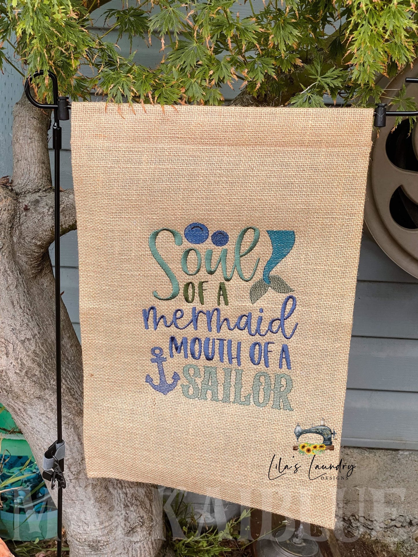Soul of a Mermaid - 3 sizes- Digital Embroidery Design