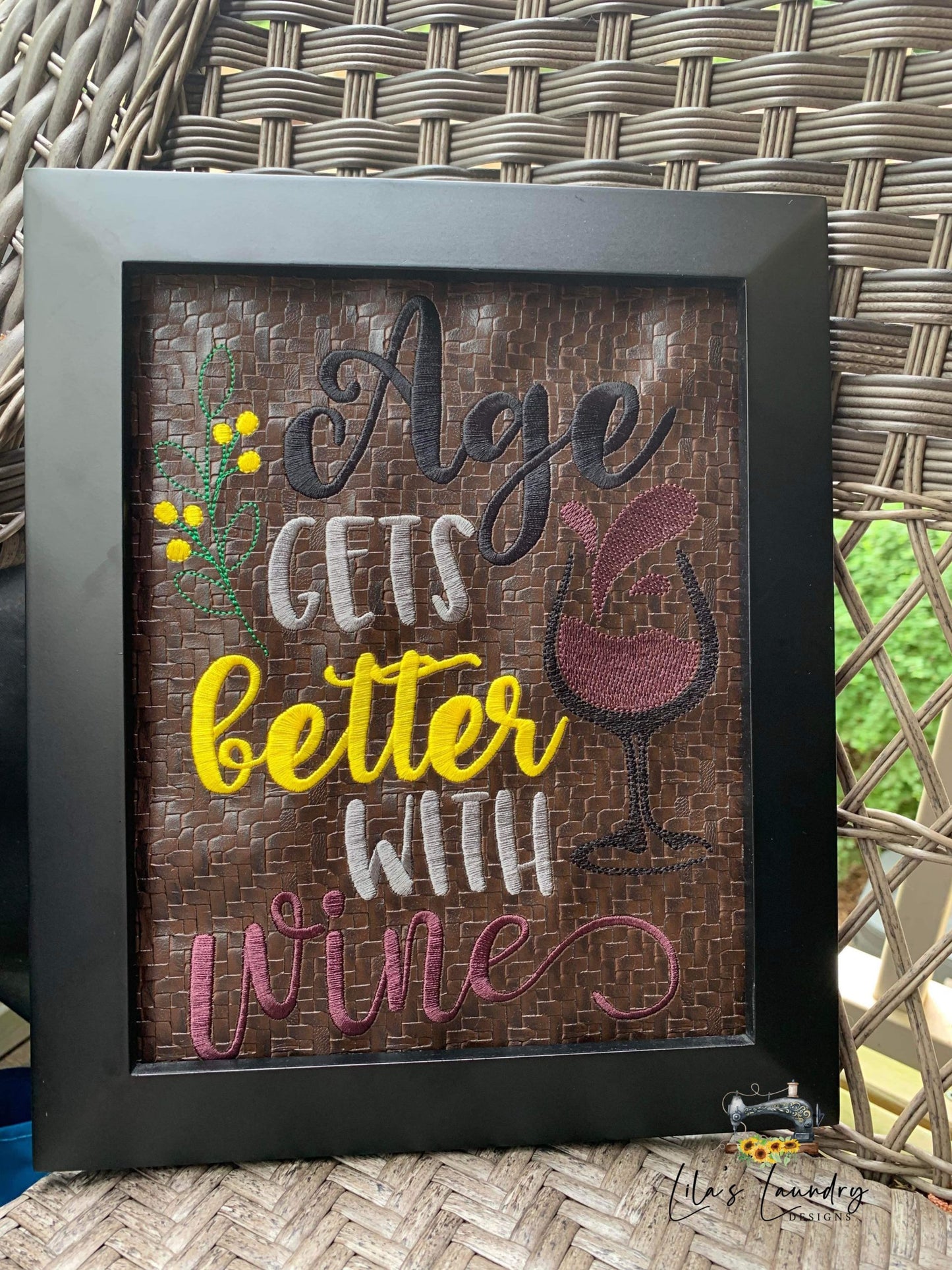 Age Gets Better - 3 sizes- Digital Embroidery Design