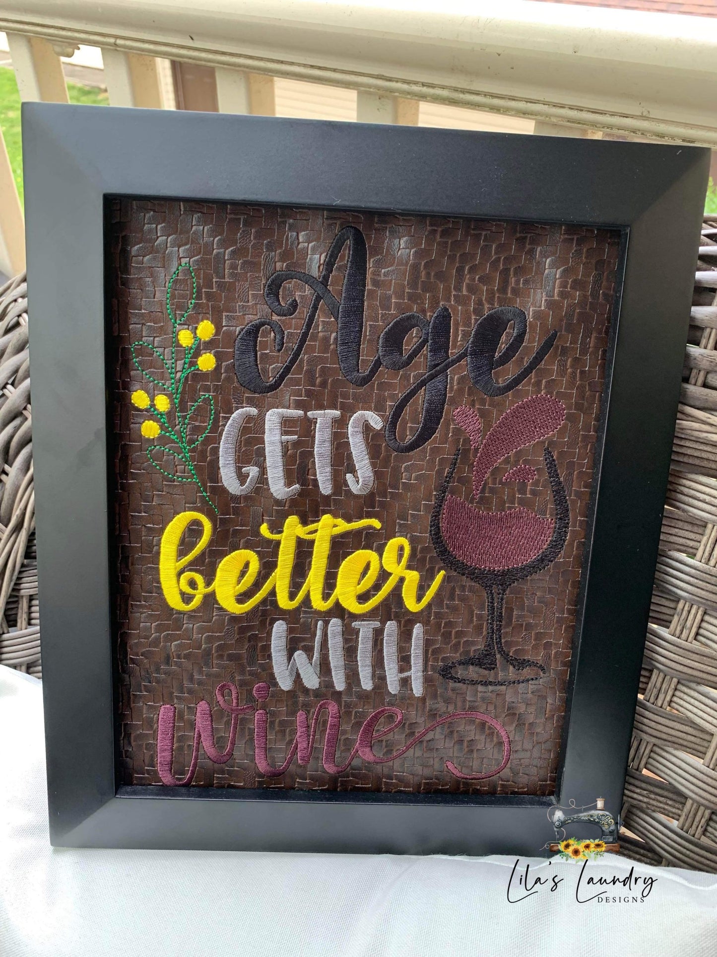 Age Gets Better - 3 sizes- Digital Embroidery Design