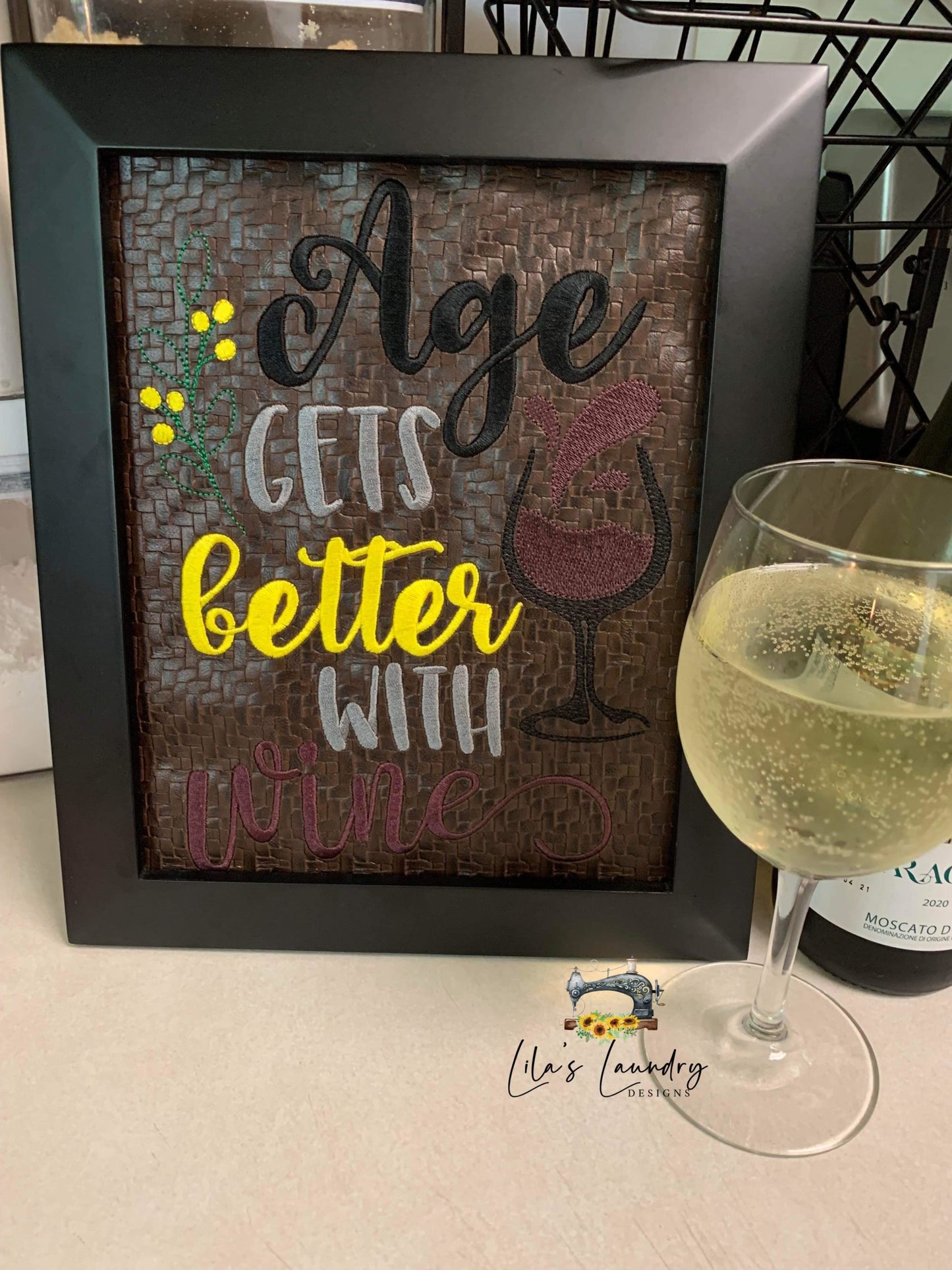 Age Gets Better - 3 sizes- Digital Embroidery Design