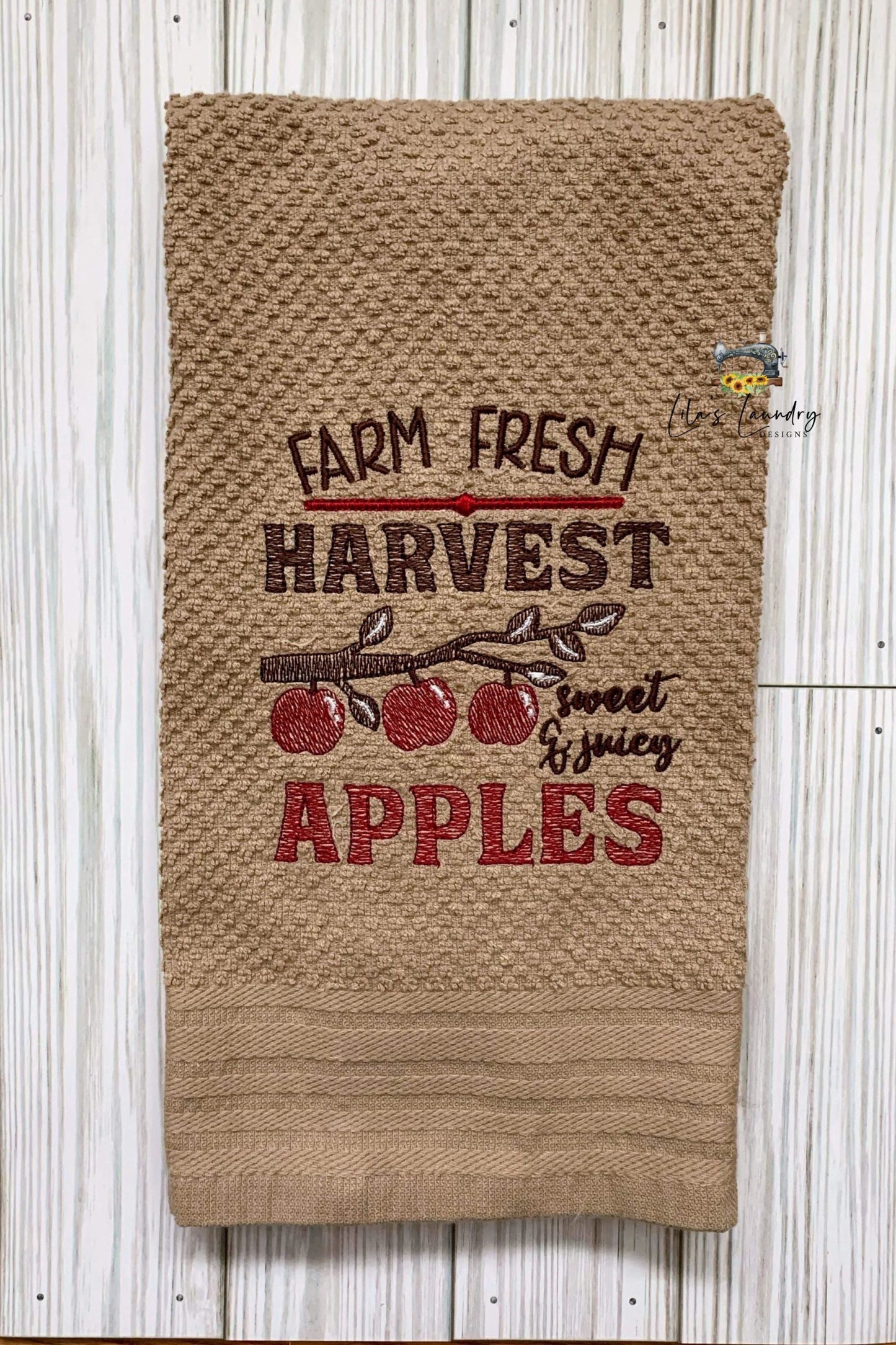 Farm Fresh Harvest - 3 sizes- Digital Embroidery Design