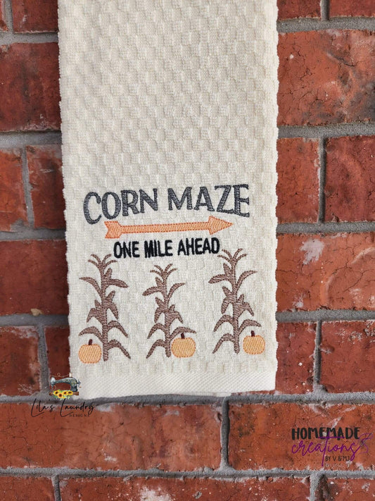 Corn Maze - 4 sizes- Digital Embroidery Design