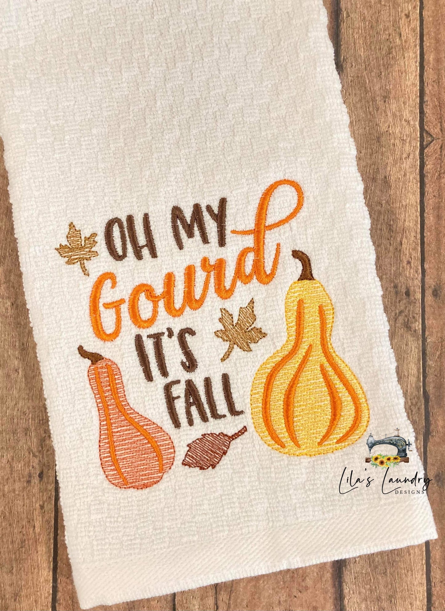 Oh My Gourd - 4 sizes- Digital Embroidery Design