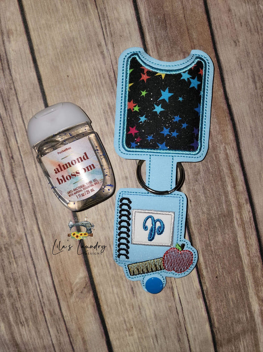 Notebook Applique Fold Over Sanitizer Holder 5x7- DIGITAL Embroidery DESIGN