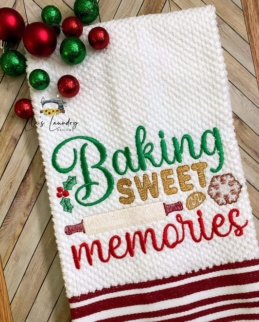 Baking Sweet Memories - 3 sizes- Digital Embroidery Design