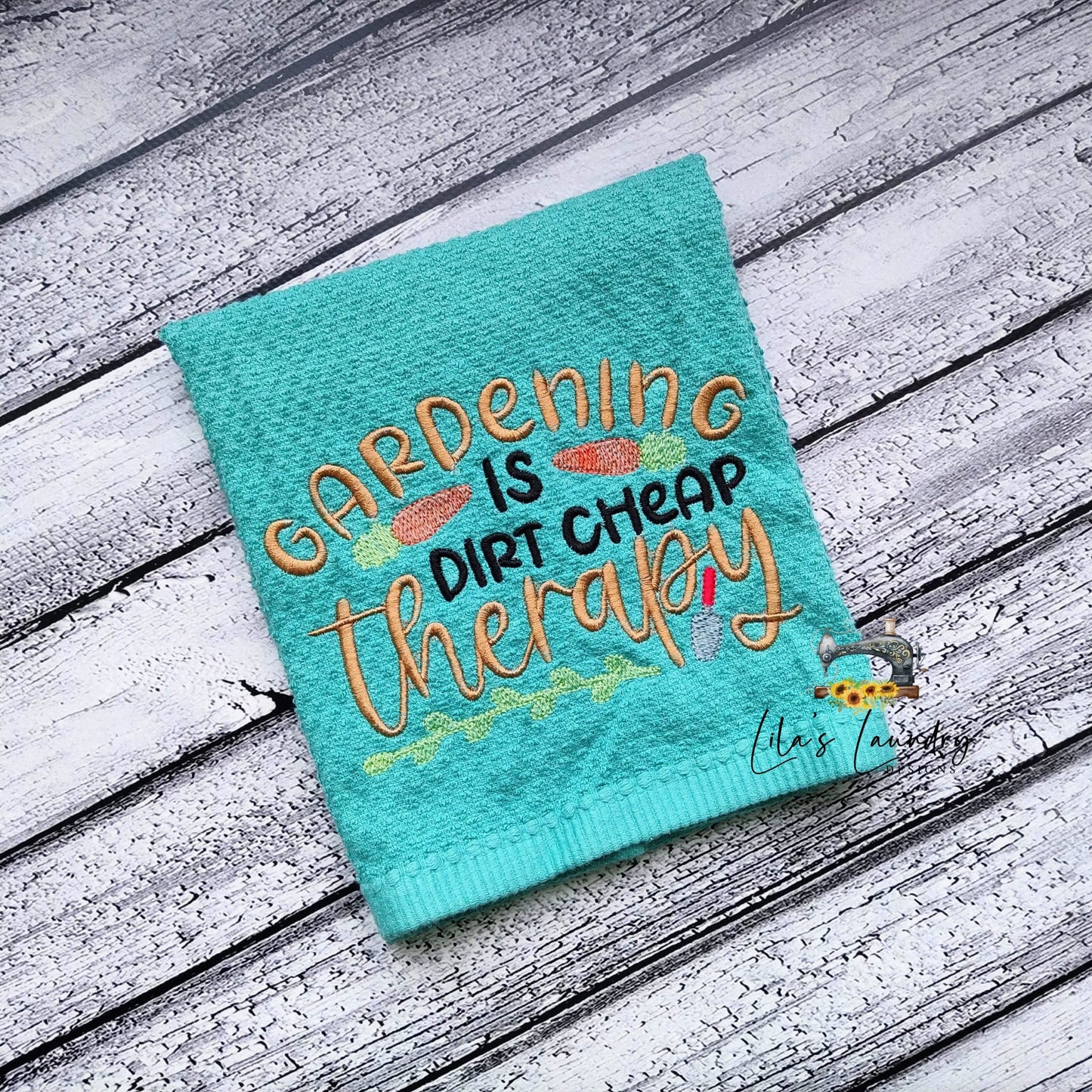 Dirt Cheap Therapy - 3 sizes- Digital Embroidery Design