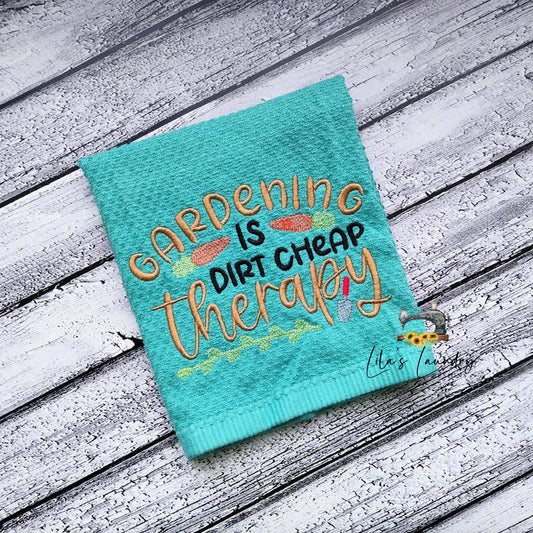 Dirt Cheap Therapy - 3 sizes- Digital Embroidery Design