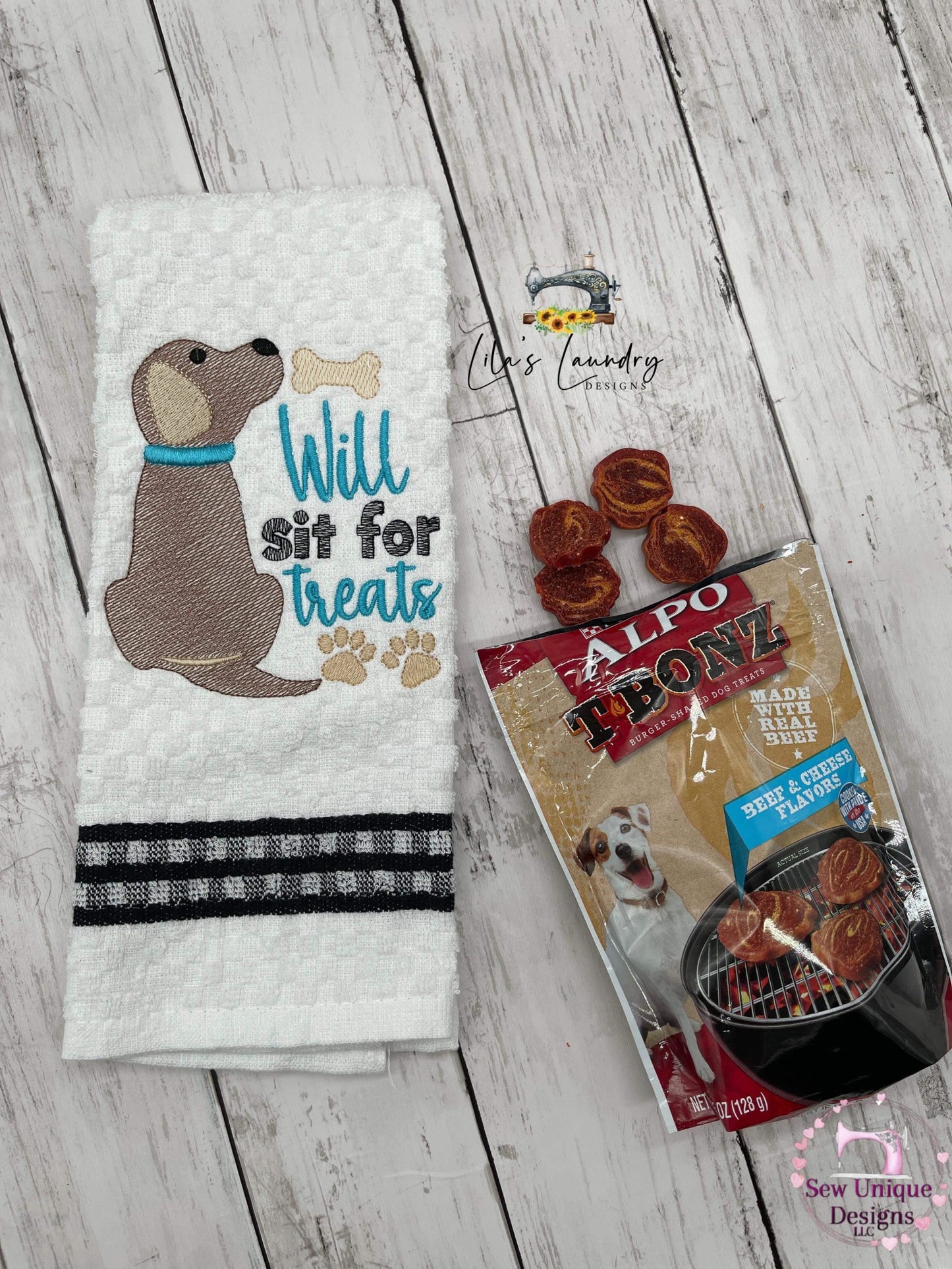 Will Sit For Treats - 4 sizes- Digital Embroidery Design