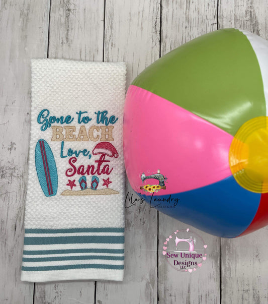 Love Santa - 4 sizes- Digital Embroidery Design