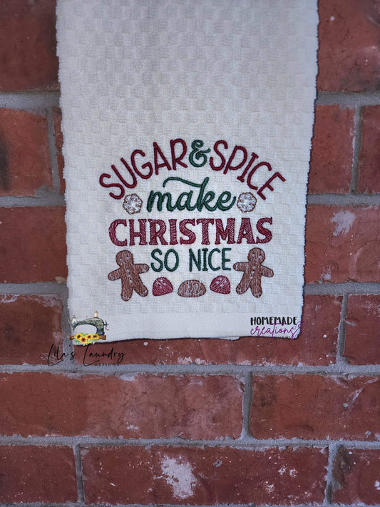 Sugar and Spice - 3 sizes- Digital Embroidery Design