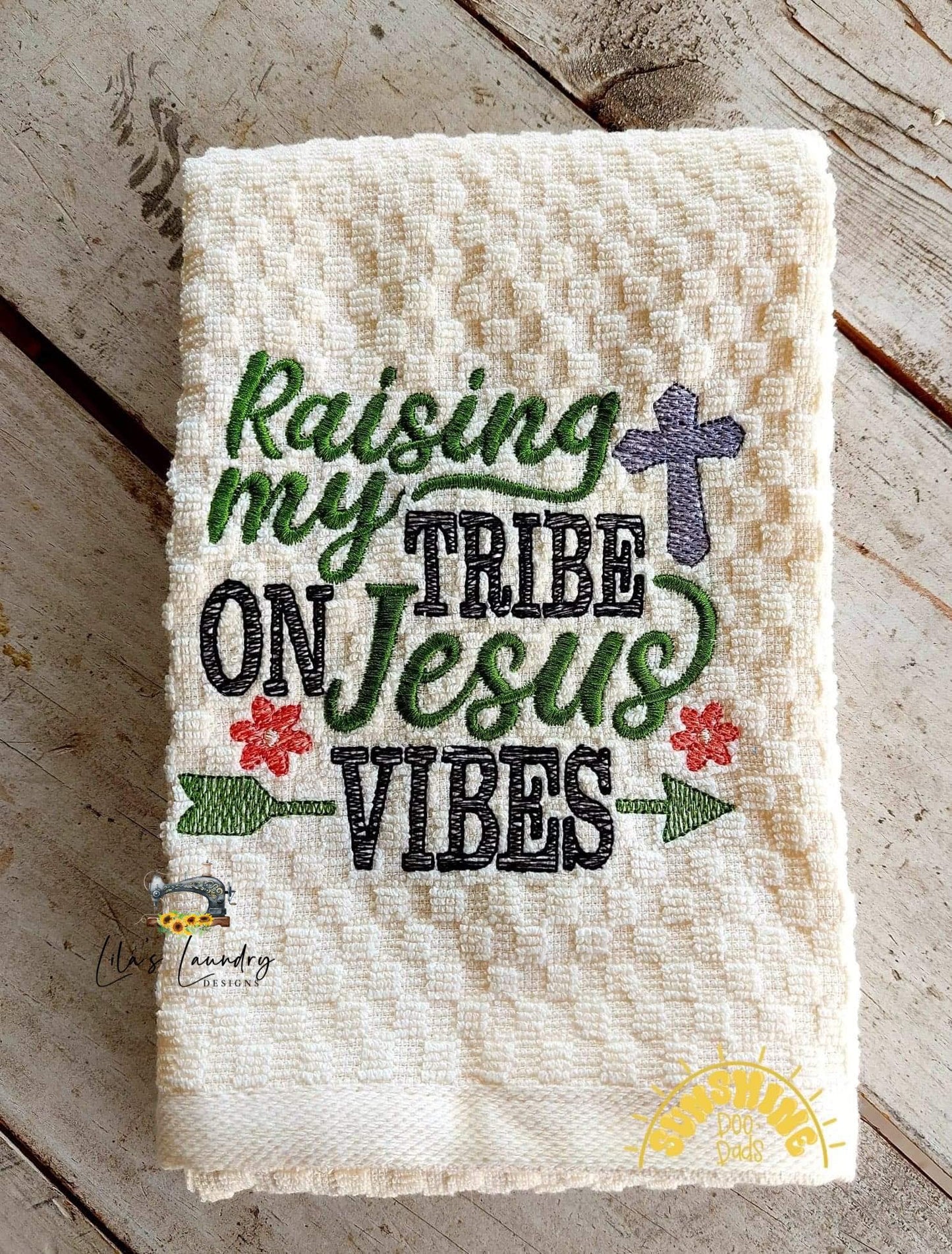 Raising My Tribe - 3 sizes- Digital Embroidery Design