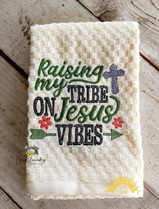 Raising My Tribe - 3 sizes- Digital Embroidery Design