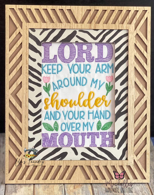 Arm Around My Shoulder - 3 sizes- Digital Embroidery Design