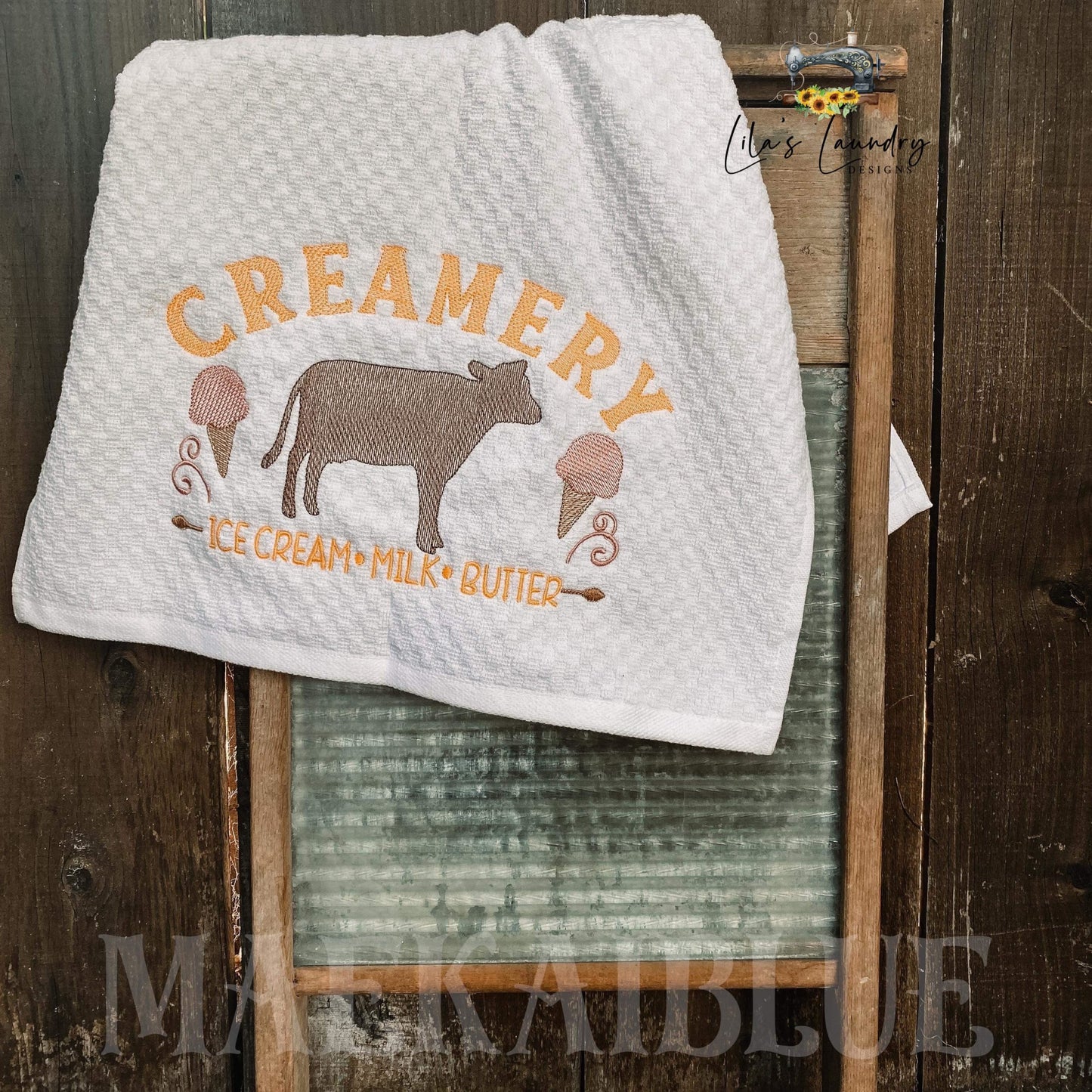 Creamery - 3 sizes- Digital Embroidery Design