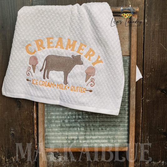 Creamery - 3 sizes- Digital Embroidery Design