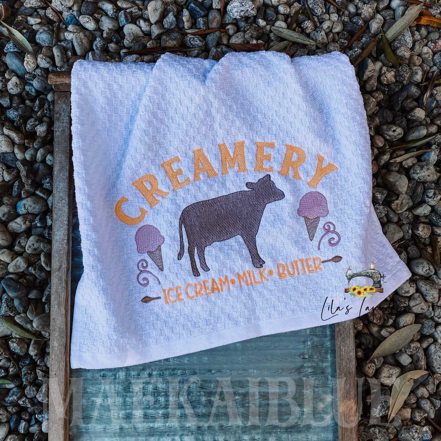 Creamery - 3 sizes- Digital Embroidery Design