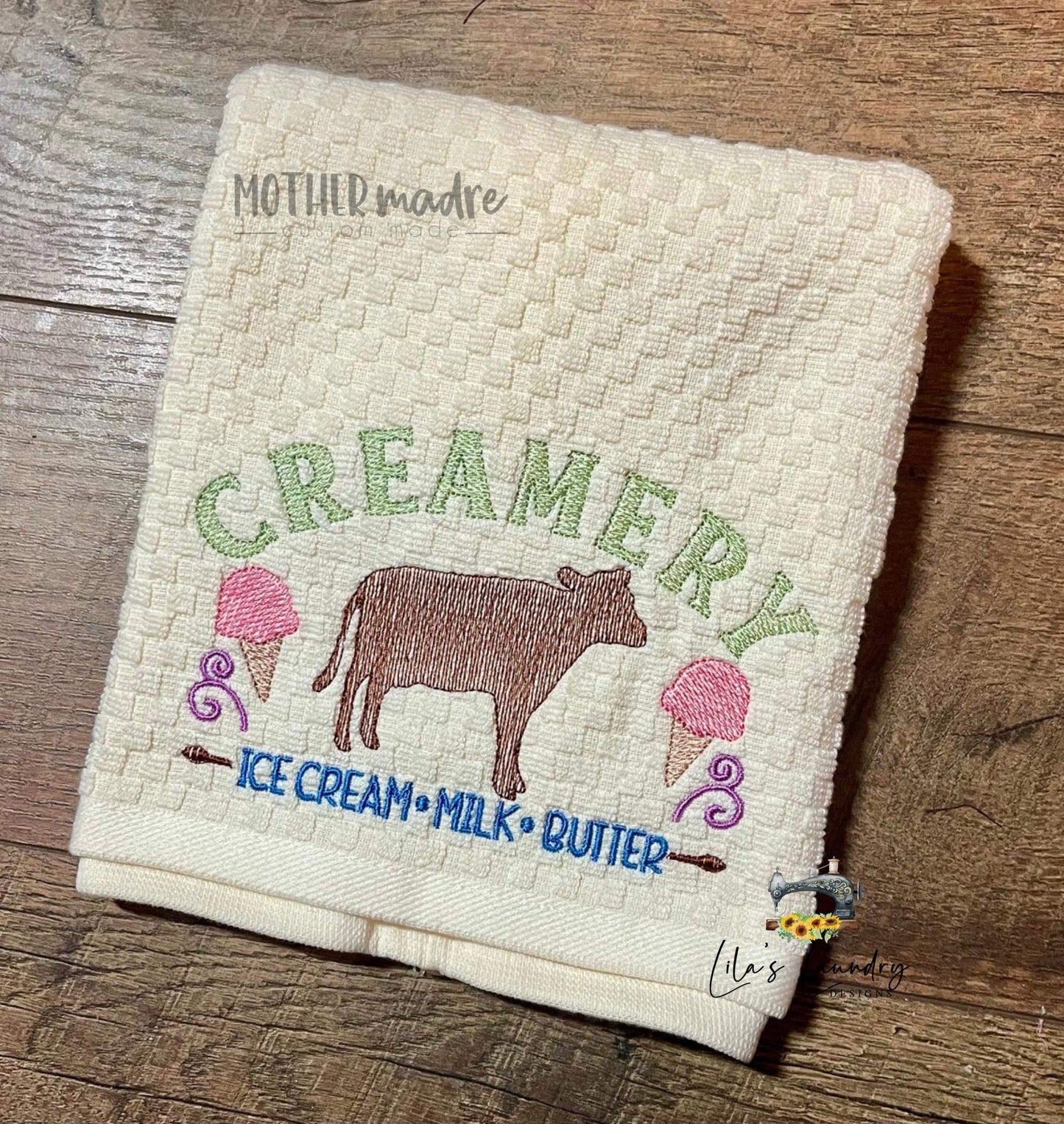 Creamery - 3 sizes- Digital Embroidery Design