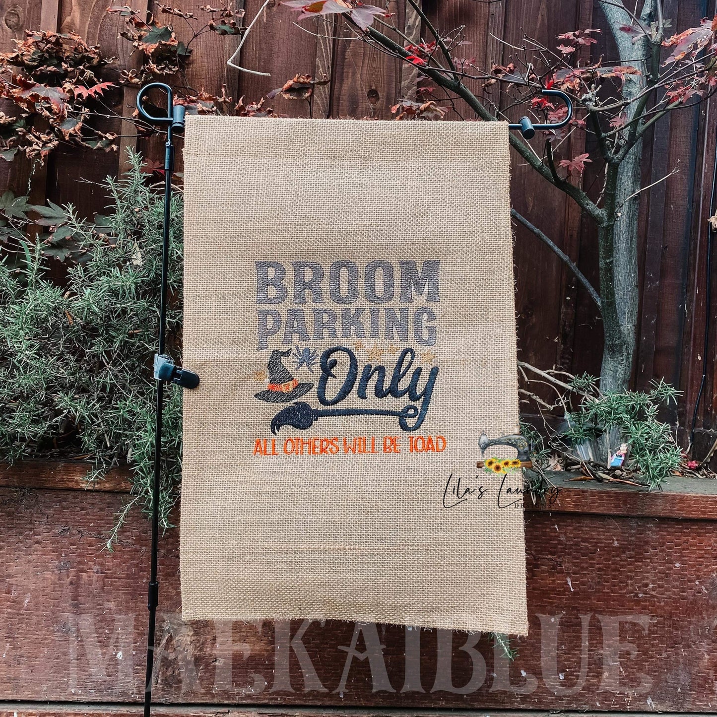 Broom Parking Only - 3 sizes- Digital Embroidery Design