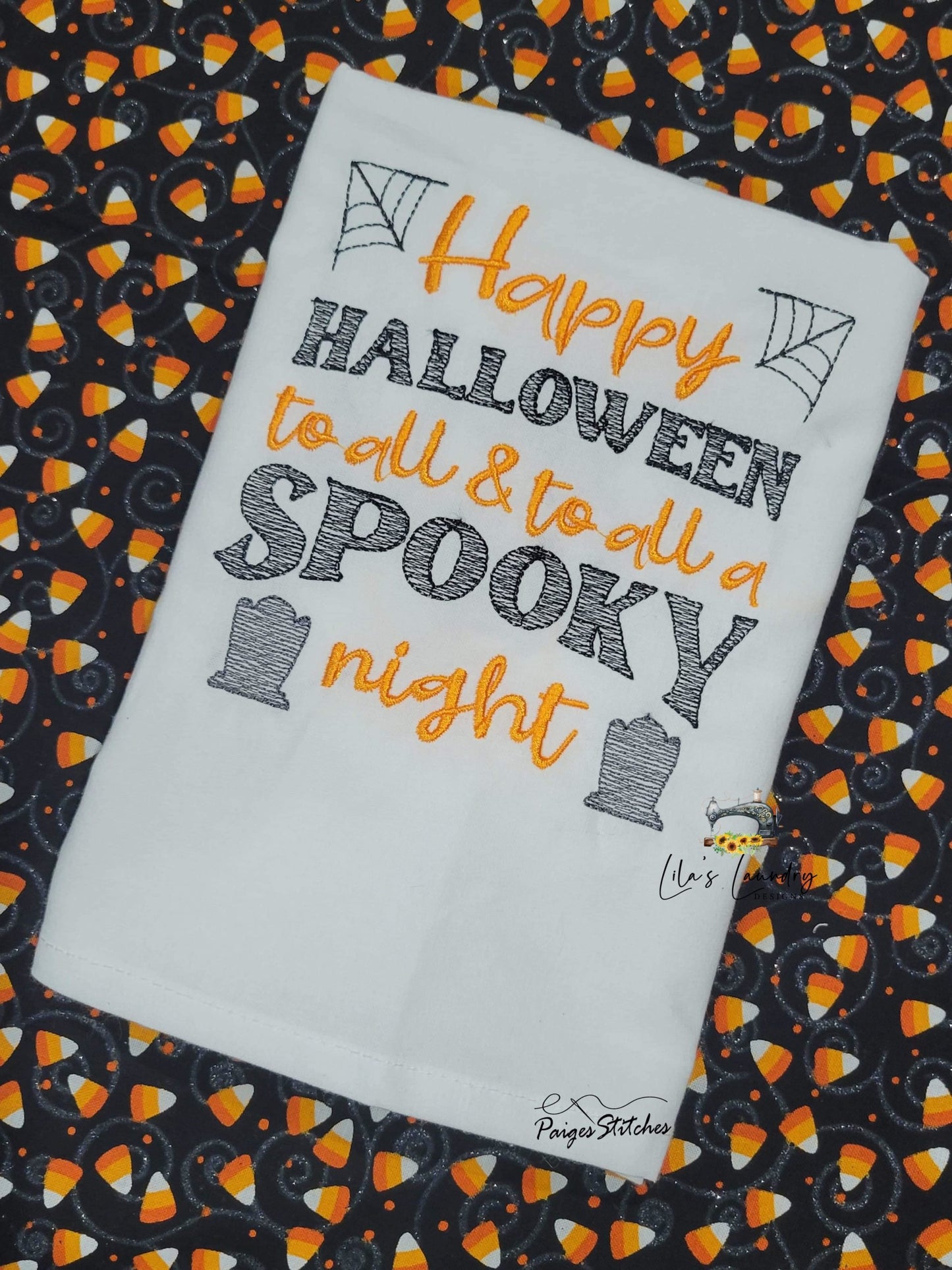 Happy Halloween - 4 sizes- Digital Embroidery Design