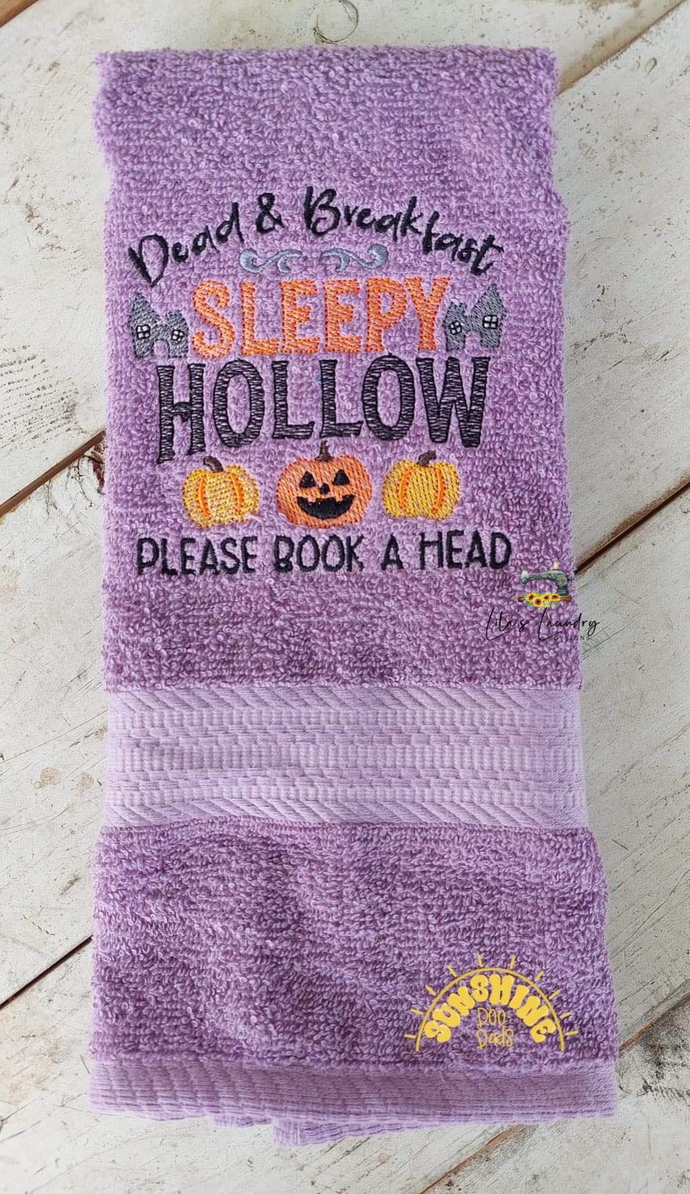 Sleepy Hollow Dead and Breakfast - 3 sizes- Digital Embroidery Design