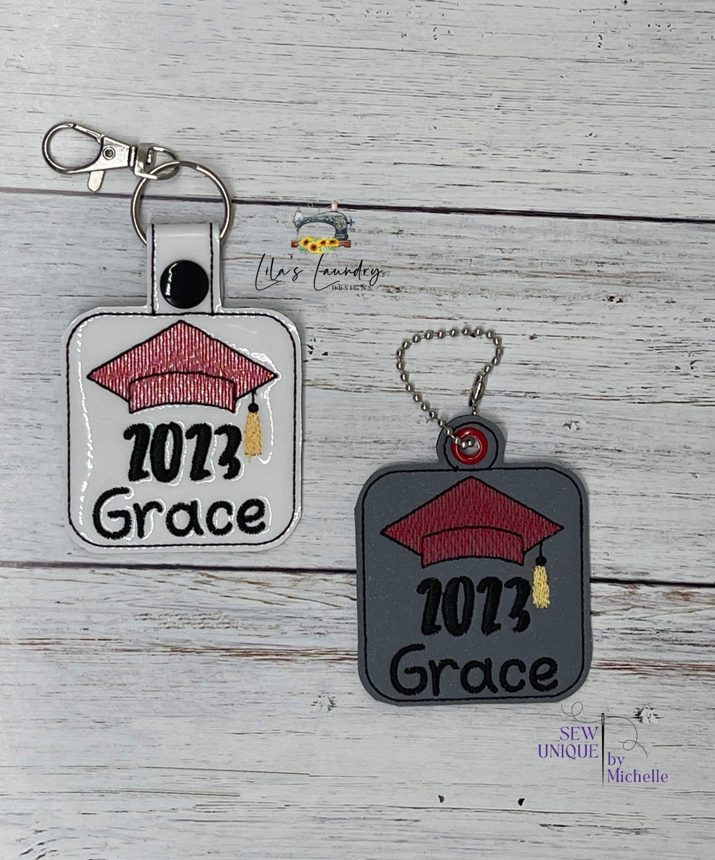 Grad 2023 Fobs - DIGITAL Embroidery DESIGN