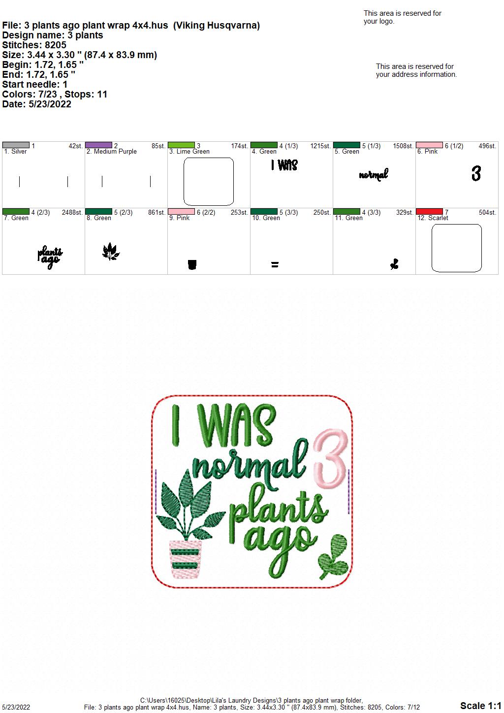 Plant Wraps – Henley Designs & Stitch