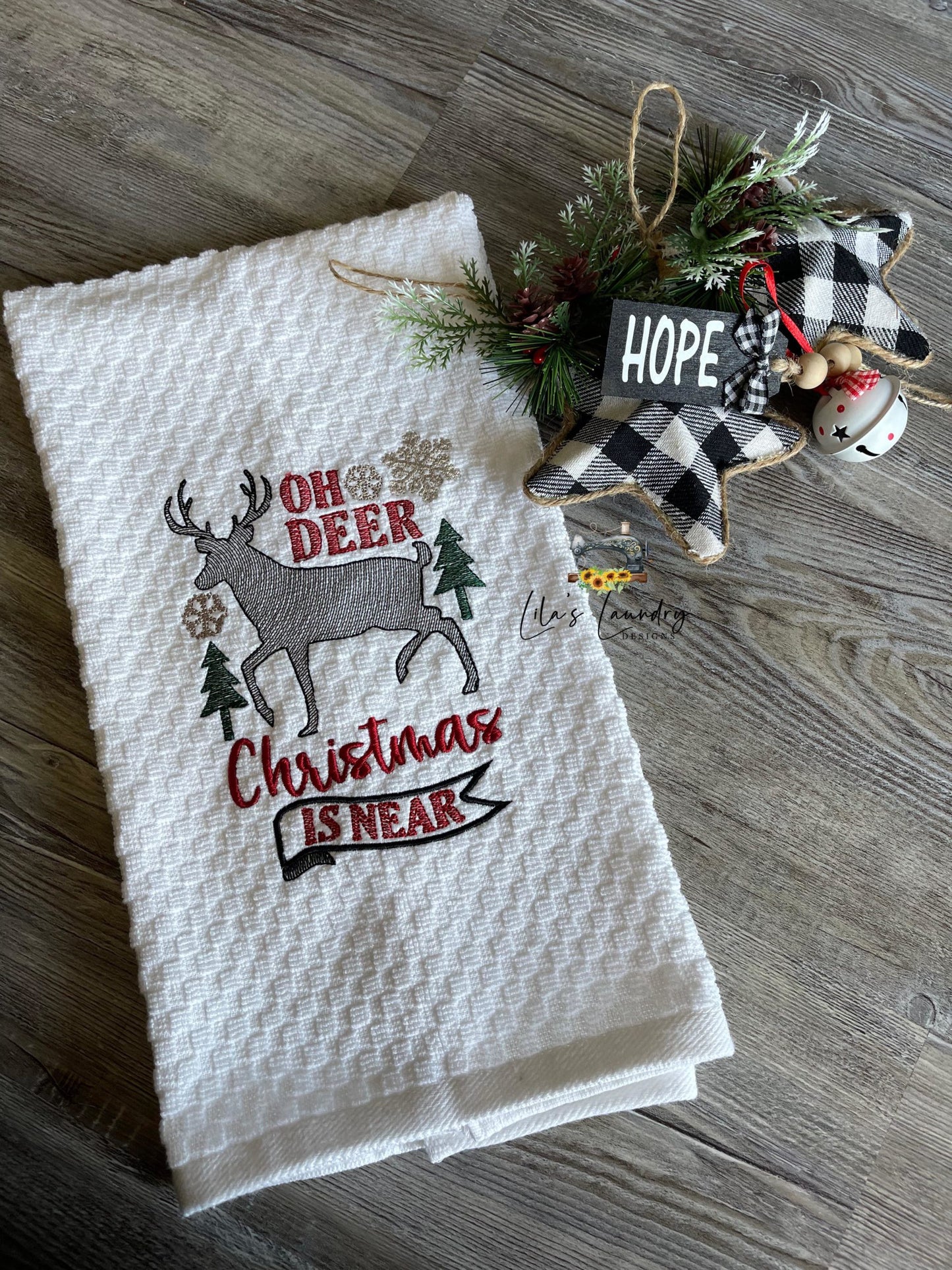 Oh Deer - 3 sizes- Digital Embroidery Design