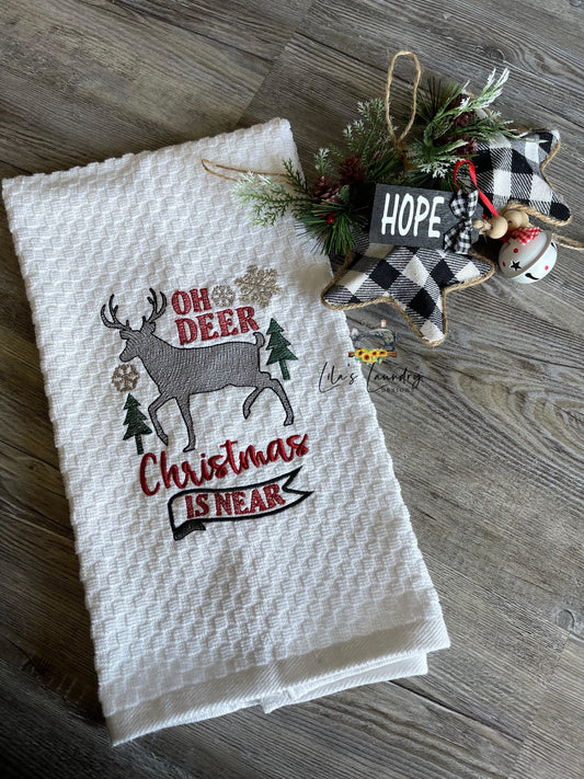 Oh Deer - 3 sizes- Digital Embroidery Design
