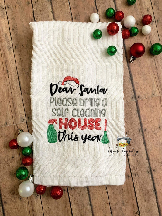 Self Cleaning House - 3 sizes- Digital Embroidery Design
