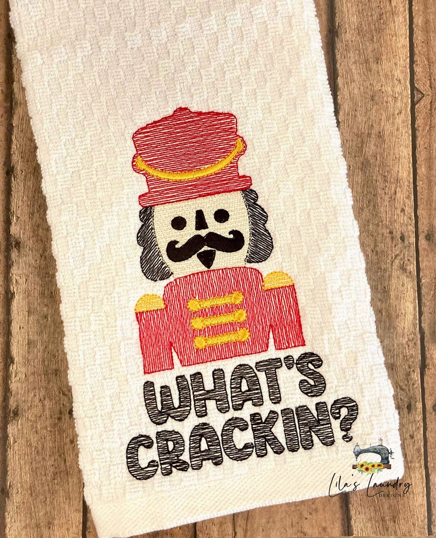 What's Crackin - 3 sizes- Digital Embroidery Design